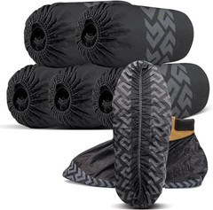 Shoe Covers Disposable 50 Pack 25 Pairs Durable Non-Slip Water Resistant & Boot