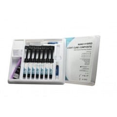 Nano Hybrid Light Cure Composite 7 Syringe Kit MEDENTAL