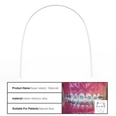10X AZDENT Dental Orthodontic Super Elastic Niti Arch Wires Round Natural Form