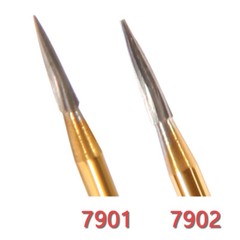 Dental Trimming & Finishing Drill Tungsten Carbide Flame Bur 7901 7902