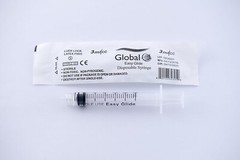 Global Medical Products – 3cc Luer Lock Syringe – QTY 100