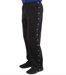 Post Surgery Tearaway Pants – Mens – Womens – Unisex Sizing Black, X-Large