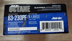 PIP Ambi-dex Octane Nitrile Powder Free Glove – 63-230PF – 100 per Box Sz. XL