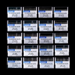 AZDENT Dental Super Coarse FG Diamond Burs fit for High Speed Handpiece
