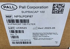 CYTIVA / PALL NP5LPDP87 Supracap 100 depth filter capsule, in-line style, 5 in