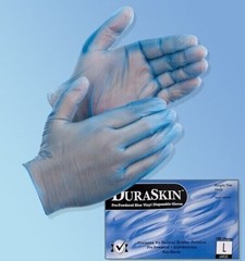 Blue Disposable Powder Free 4 mil VINYL Cleaning Medical Exam Gloves 100/BOX