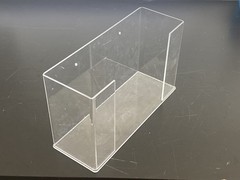 Clear Acrylic Paper Towel Dispenser Holder for Countertop Desktop or Wall Mount