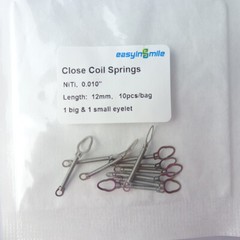Dental Orthodontic NITI Closed Coil Spring Tension 010″/.012″ 6/9/12MM 10Pc/Pack