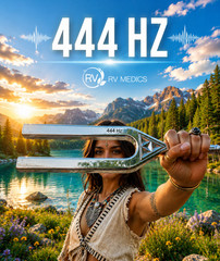 444Hz Tuning Fork Sound Healing Tool – Transformation, Positive Change & Energy
