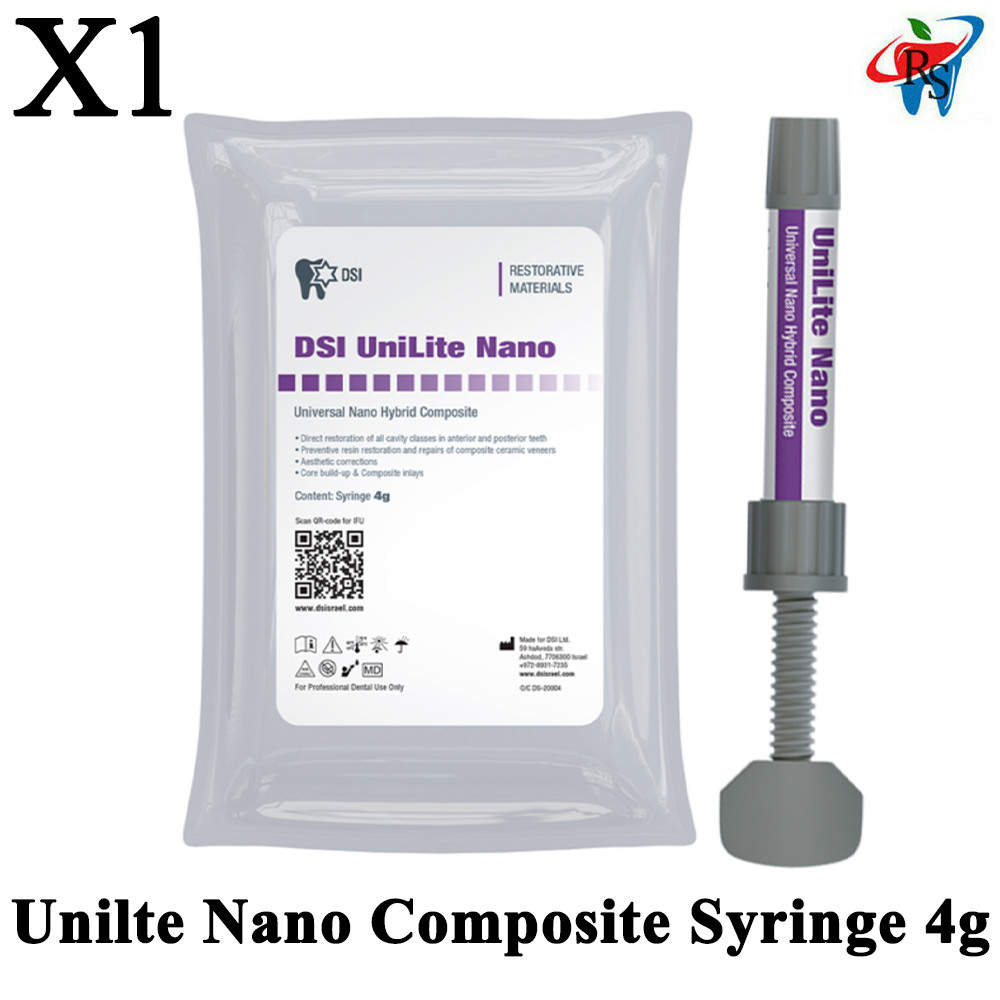 1pcs Dental Uni lte Universal Nano Composite Syringe 4g Restorative Light Cure