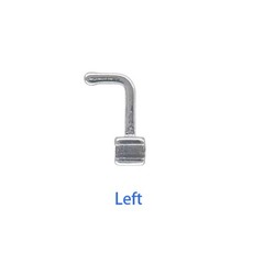 Dental Orthodontic Crimpable Hook Left/Right Sliding 90 Degree Bending 10Pc/pack