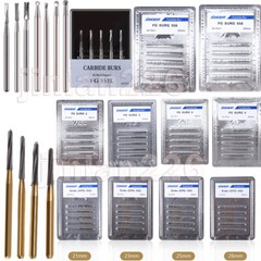Dental Carbide Burs Clinic High Speed FG 1-5 701 702 245 330 1558 1958 556 557 8
