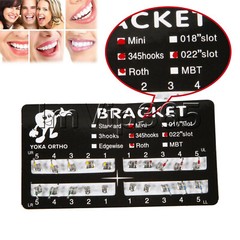 Dental Orthodontic Metal Self-ligating Ceramic Clear Crystal Brackets Braces ALL