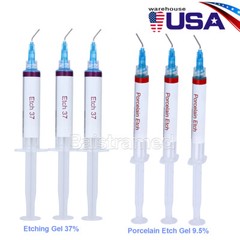 Dental Porcelain Etch Gel 9.5% Hydrofluoric Acid Etchant /37% Acid Etching Gel