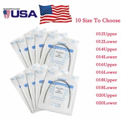 AZDENT Dental Orthodontic Ni-Ti Arch Wire Round/Bracket Braces Roth MBT Full Set