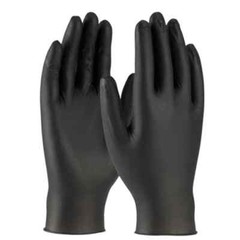 Ambi-dex Turbo Disposable Black Nitrile Glove Superior Abrasion (100 Pcs)