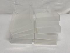 (10) Laboratory Clear PP Microtube Rack Lid for 96-Place Reversible Flipper Rack