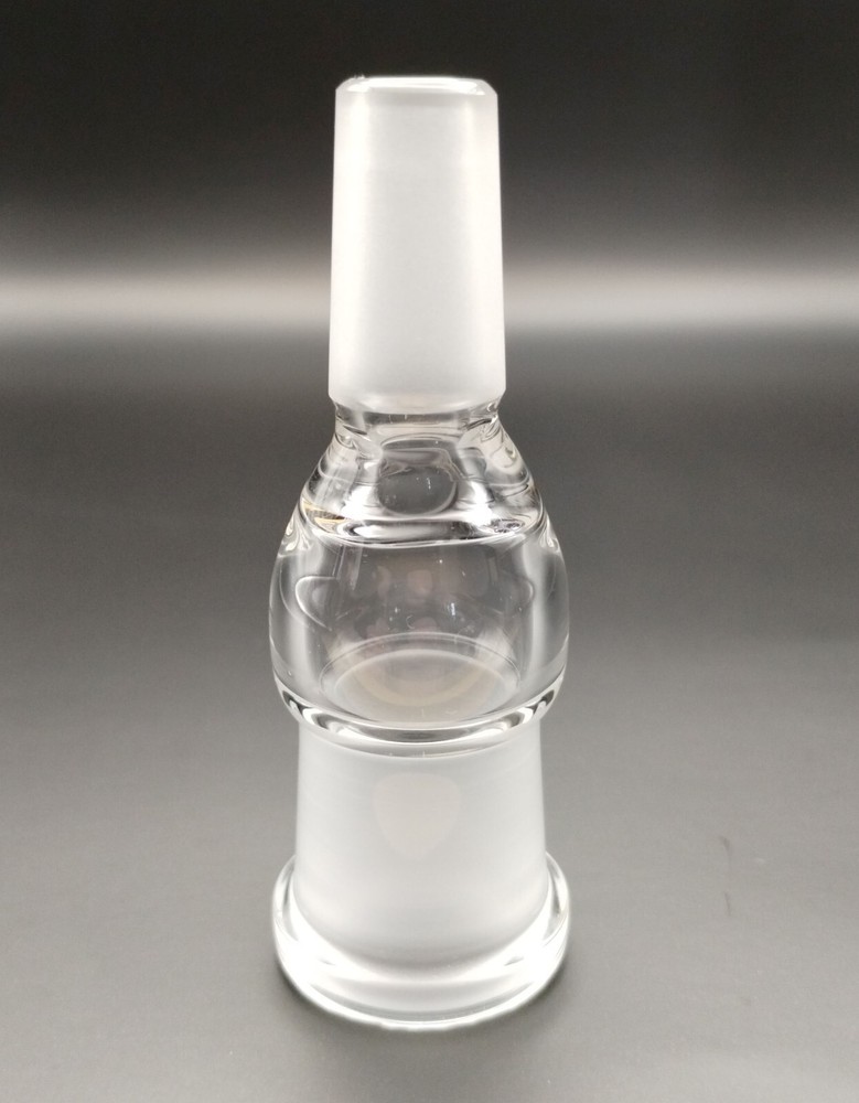 14mm Male-19mm Female Size Conversion Glass Ground Joint Attachment Adapter GonG