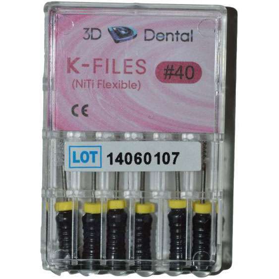 House Brand K-Files Ni-Ti 31mm #70 6/Box Nickel-Titanium