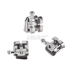 AZDENT Dental Orthodontic Brackets Braces Mini Roth MBT Slot 022/018 Hooks 345
