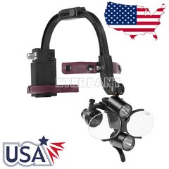 5W LED Dental 3.5X Headband Binocular Loupes/Lightweight Silicone Headlamp