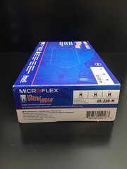Ansel Microflex Cat No US-220-M Nitrile Examination Gloves Size M Lot 26 Packs