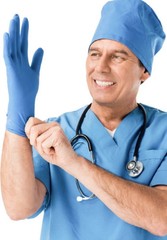 Blue Nitrile Medical Gloves Powder Free & Latex Free Disposable | 3 mil