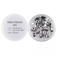50Pcs/Box Dental Matrix Bands Sectional Contoured Matrices 3.5/4.5/6.5mm USA