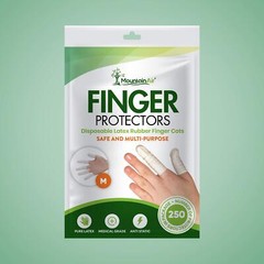Disposable Latex Finger Cots Multi Pcs, Anti-static Rubber Fingertips Protective