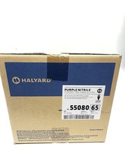 Halyard Purple Nitrile Exam Gloves, Size X-Small 55080, Case of 1000