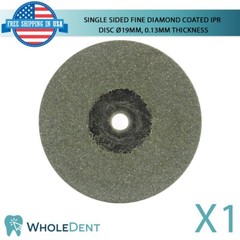 Ortho Dental Fine Single Sided Diamond Coated Disc IPR Separator Ø19mm, 0.13