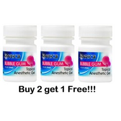 Mark 3 Dental Topical Anesthetic Gel, Made in USA,1.12oz (Buy 2 get 1 FREE)