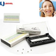 1 box /20pcs Dental Orthodontic Self Ligating Braces Bracket Roth.022 Hooks 345