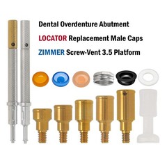 US Ship Locator Abutment Male Caps Inserts Compatible Hiossen Nobel Zimmer TSV