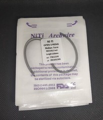 10 Packs Dental Orthodontic Open Coil Spring NiTi Alloy 0.012*180mm Medium Force