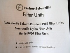 Box of (100) FisherBrand 13mm Syringe Filter, 0.2µm, Nylon, Non-Sterile 09-720-5
