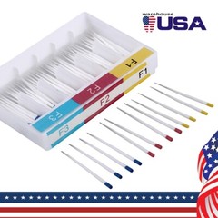 500PCS Dental Absorbent Paper Point puntas de papel absorbente endodoncia F1F2F3