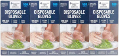 Disposable Food Handling Gloves, Small, Clear (2,000 Ct.)