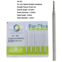 Wave Dental Carbide Burs Straight Surgical Burs Low Speed HP 557 702 703L 44.5mm