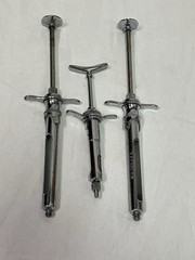 3 Anesthetic Aspirator Syringe “Carpule” CW Cooke-Waite USA Winged Novol A10