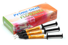 NEW Dental Flowable VLC Light Cure Composite Resin 4 Syringe Kit – A3