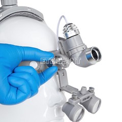 ETERFANT 3.5X-R Dental Surgical Headband Binocular Loupes & 10W LED Head Light