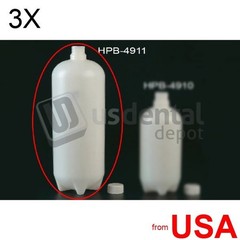 3X LOT of PLASDENT Pressure Water Bottle-#HPB-4911-2 Liter-( 3.5in 001-HPB-4911