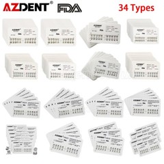 10X AZDENT Plus Dental Orthodontic Brackets Braces Roth.022 Hook 3 4 5 Mesh Base