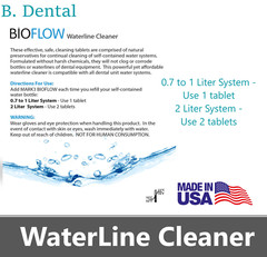 MARK3 BIOFLOW Waterline Cleaner Tablets All Dental Units Box/60, Made in USA