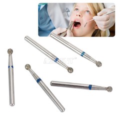 100 Types AZDENT Dental FG Diamond Burs Friction Grip for High Speed Handpiece
