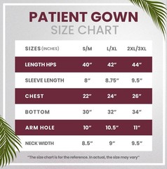 NY Threads Women’s Hospital Gown Soft and Stylish Comfortable Patient Gown,…