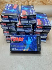 1200x Ambi-dex Industrial Disposable Nitrile Glove Powder Free 5Mil Textured S