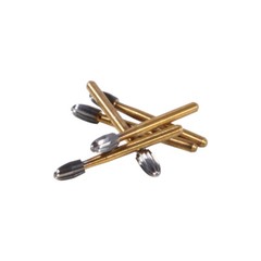 10 Pcs Dental Tungsten Carbide Burs Trimming & Finishing 7408 19mm Egg shape ns