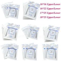 AZDENT Dental Orthodontic Super Elastic NITI Rectangular Arch Wires 10Pcs/Pack